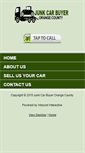 Mobile Screenshot of junkcarbuyerorangecounty.com